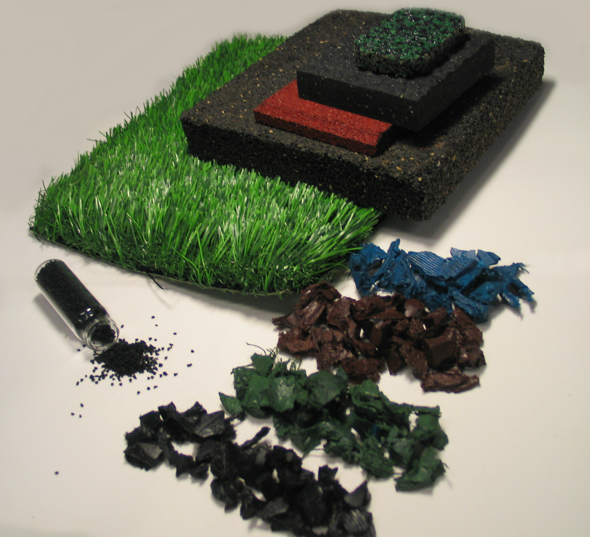 Image of synthetic turf and crumb rubber products