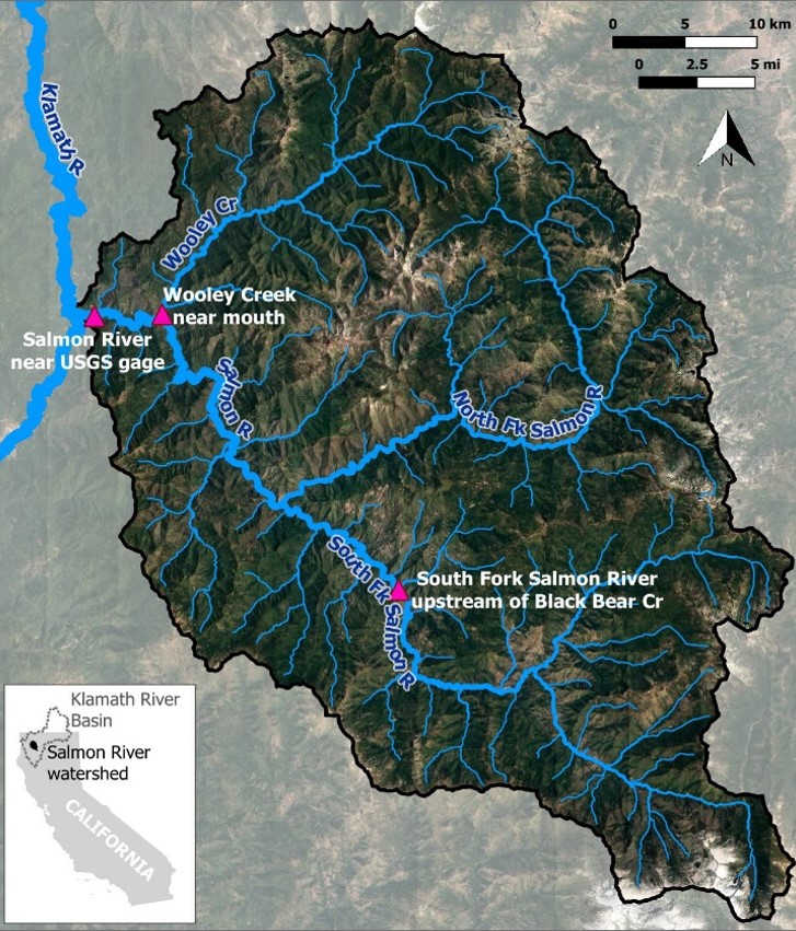 Map of Salmon River watershed
