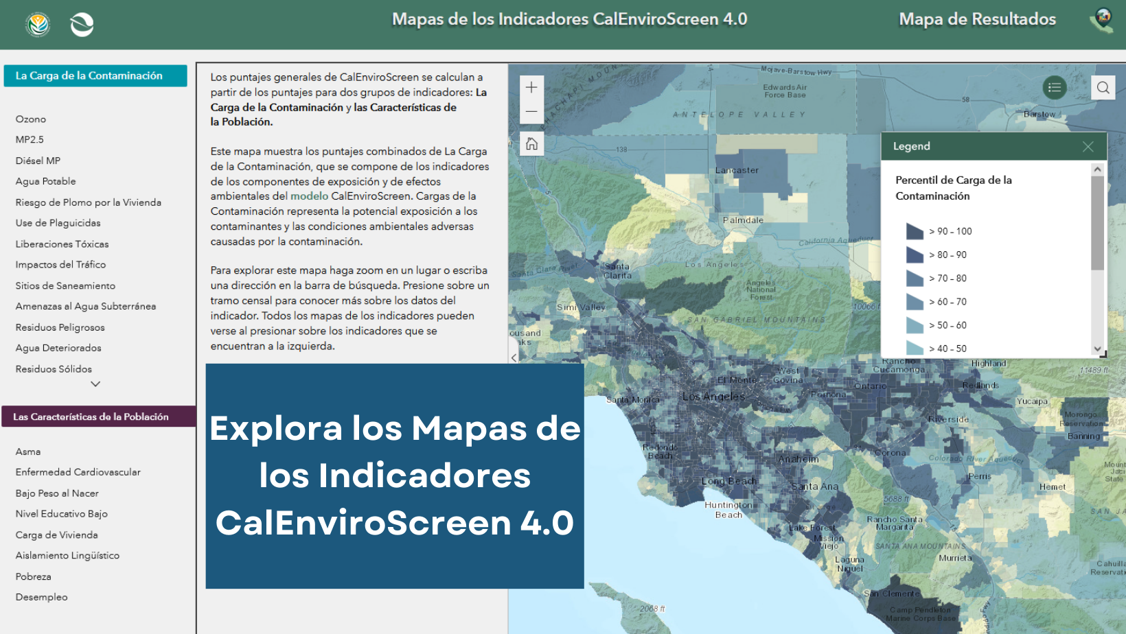 CalEnviroScreen 4.0 en Español | OEHHA