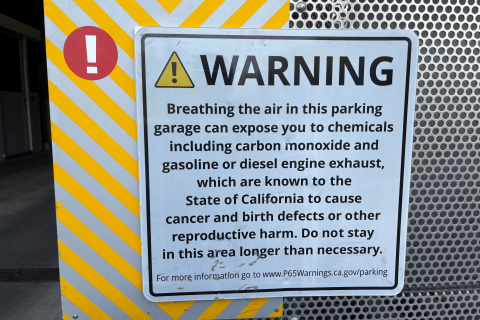 Representing a chemical warning sign